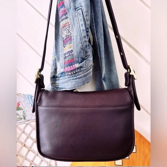 COACH VINTAGE PATRICIA’S LEGACY BROWN CROSSBODY BAG 9951 - Picture 4 of 17